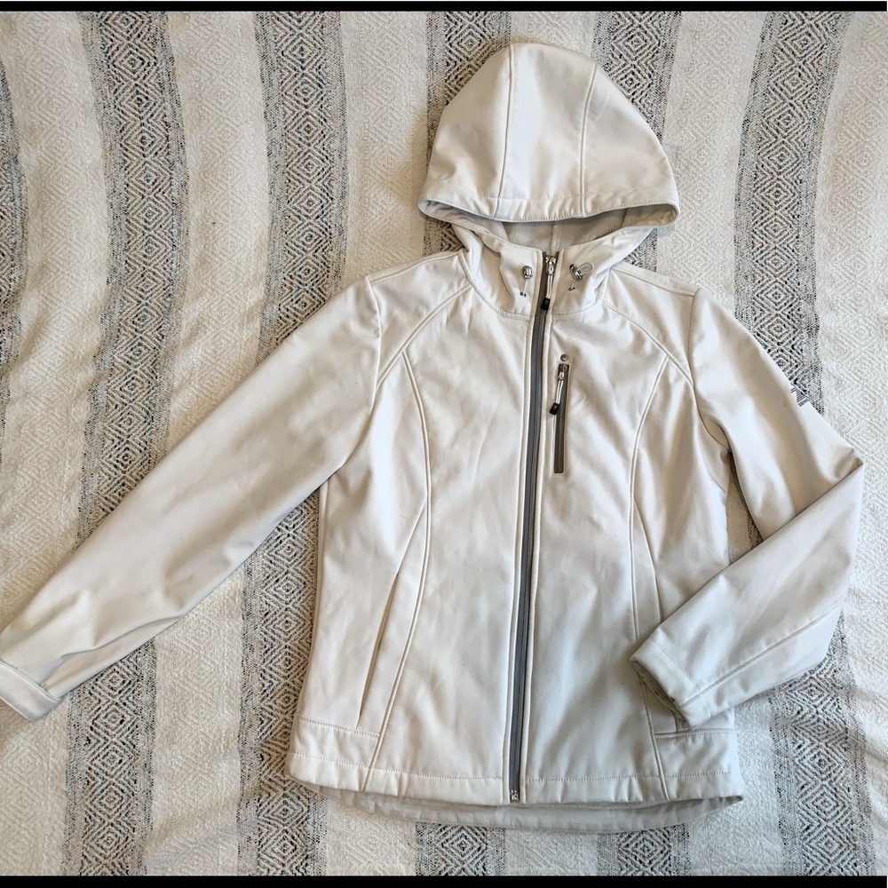 White Weather Resistant Jacket